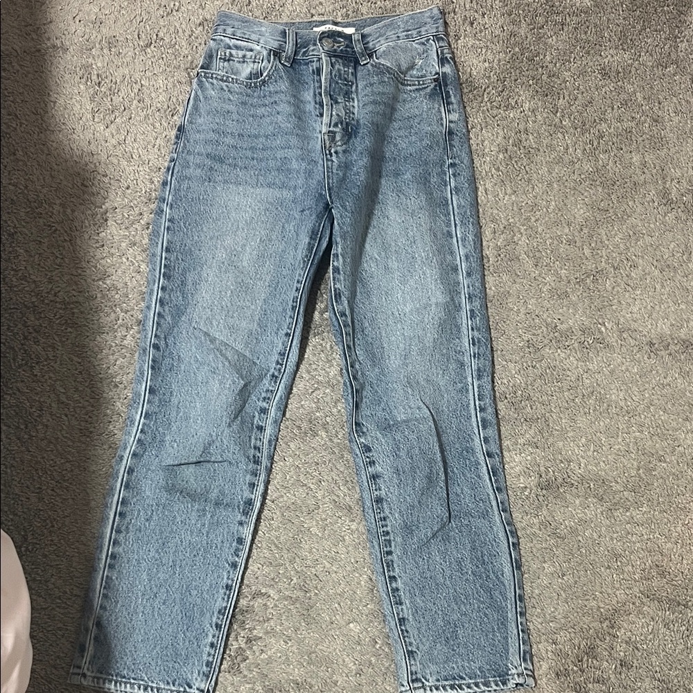 PacSun blue straight leg high rise jeans